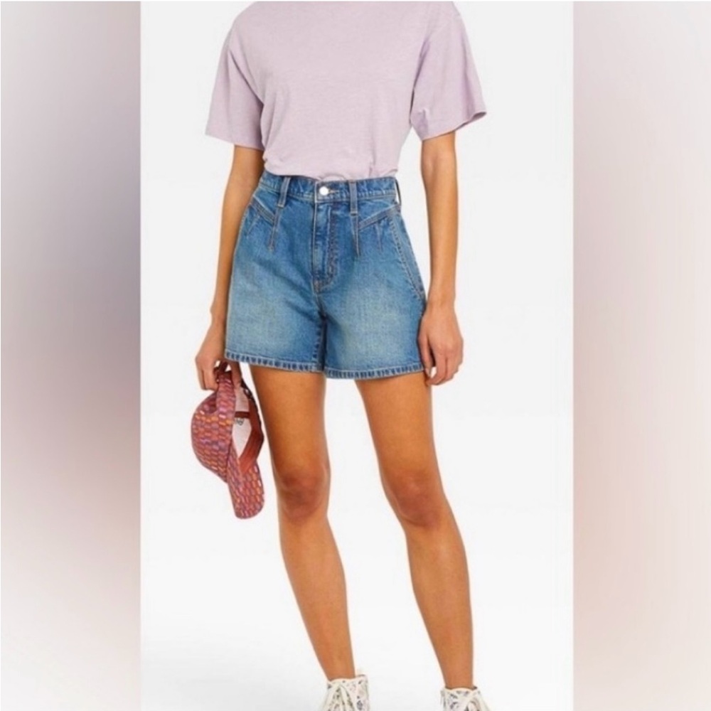 Denim High-Waisted Women's Shorts